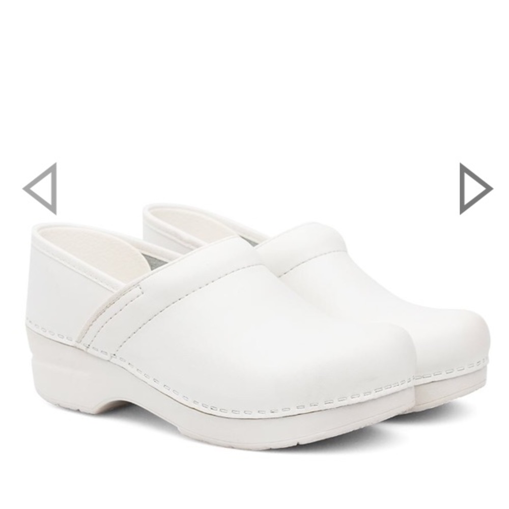 White Professional Dansko Clogs